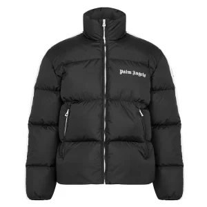 Palm Angels Track Black Puffer Jacket