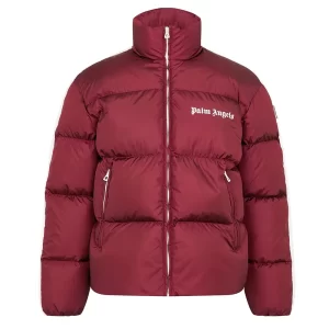 Palm Angels Track Maroon Puffer Jacket