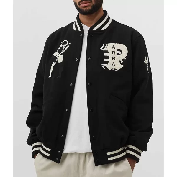 Parra Cloudy Star Varsity Wool Jackets