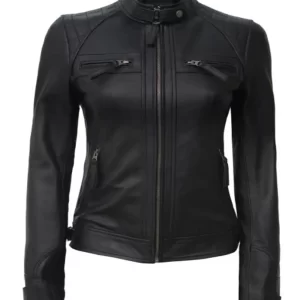 Petite Real Leather Jacket