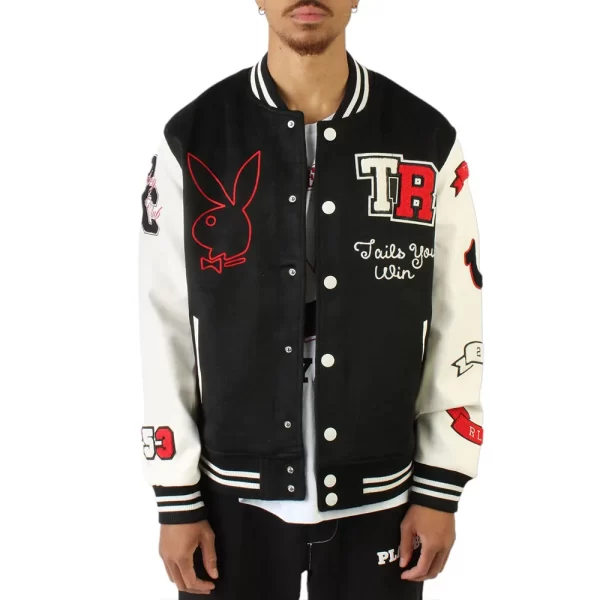 Playboy Club True Religion Varsity Wool Jacket