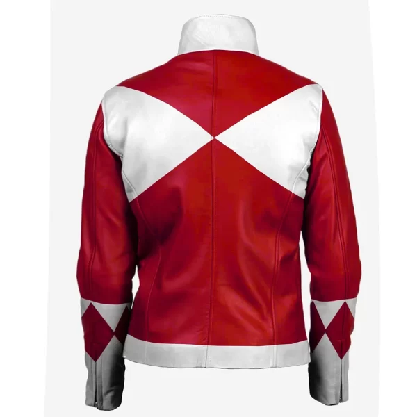 Power Rangers Leather Red Jacket