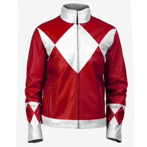 Power Rangers Red Leather Jacket