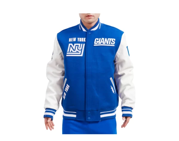 Pro Standard NFL New York Giants Retro Classic Varsity Jacket