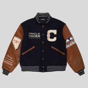 Cherry Red Bull Racing Varsity Jacket