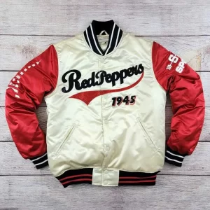 Red Pepper Red and White Jacket