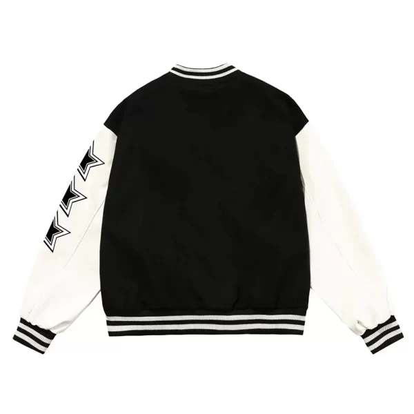 SL Triple 7 Black & White Varsity Jacket