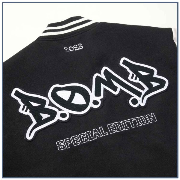 TREASURE BOMB Stadium Varsity Jacket