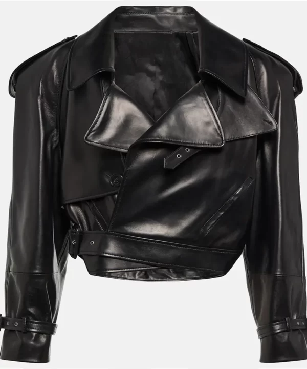 Siobhan Corbyn Black Leather Jacket