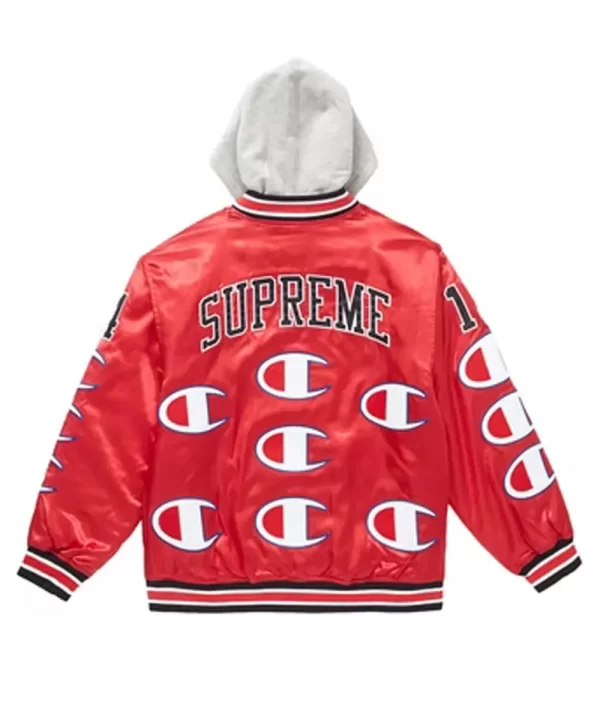 Supreme Champion Satin Varsity Jacket