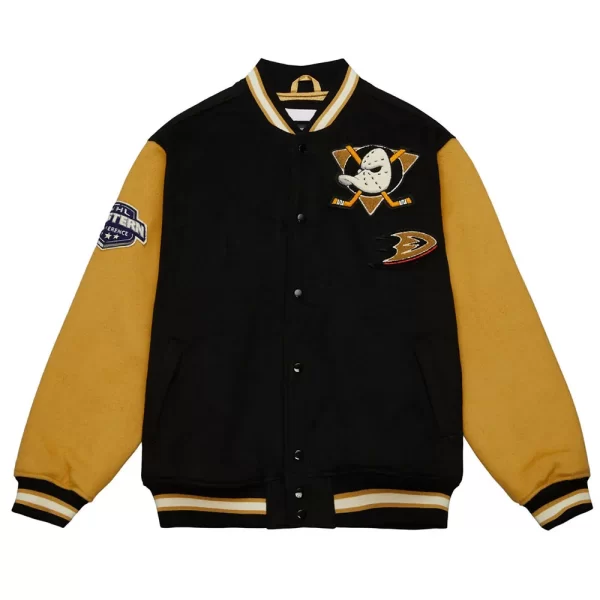 Team Legacy Anaheim Ducks Wool Varsity Jacket