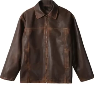 The Verlin Brown Leather Jacket