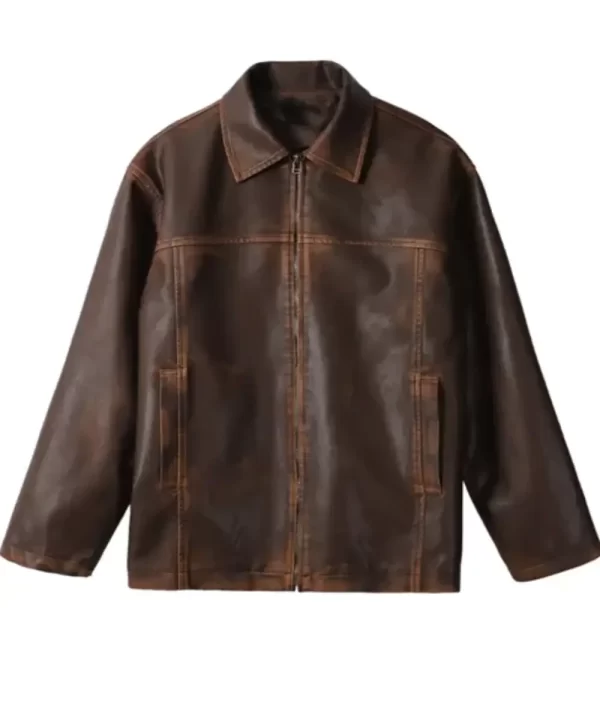 The Verlin Brown Leather Jacket