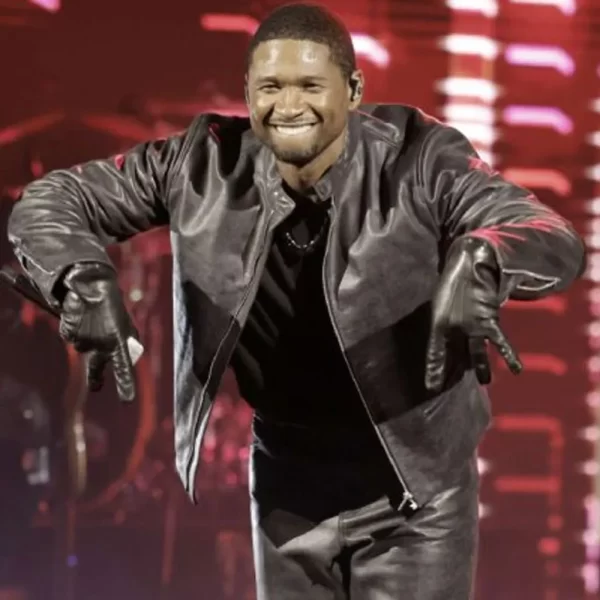 Usher Super Bowl Halftime Show Leather Jackets