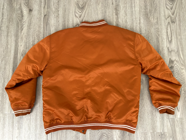 Vintage Texas Longhorns Satin Orange Starter Jacket