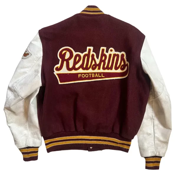 80’s Washington Redskins Wool Leather Varsity Jacket