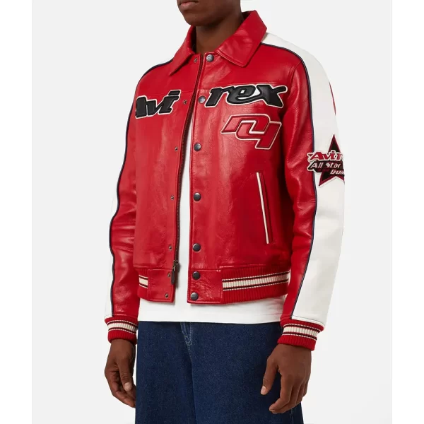 All Star Leather Red Jacket