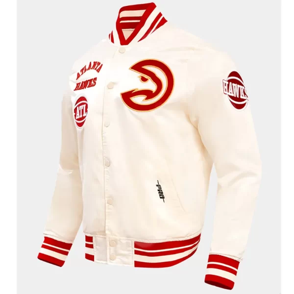 Atlanta Hawks Retro Classic Rib Jacket