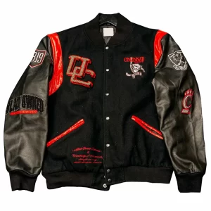 Black Owned UC Wool Varsity Jacket