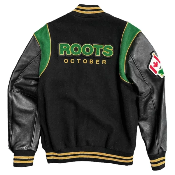 Black The Roots OVO Calgary Varsity Wool Jacket