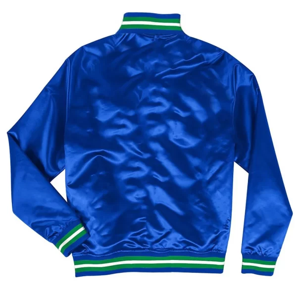 Blue Minnesota Timberwolves Heavyweight Satin Jacket