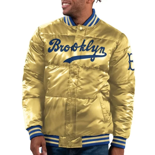 Brooklyn Dodgers Cooperstown Collection Bronx Satin Jacket