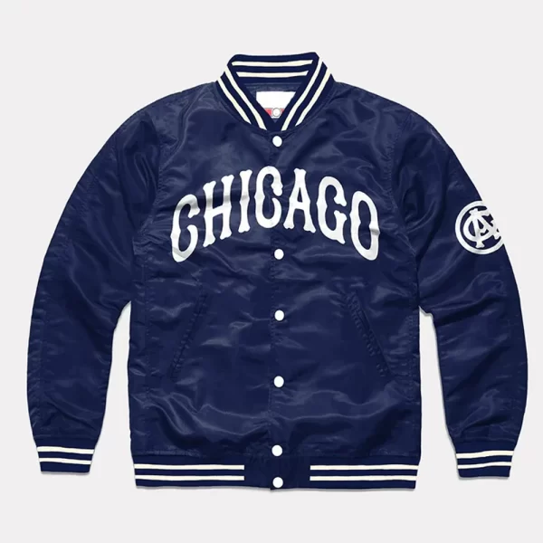 Chicago American Giants Script Satin Jacket