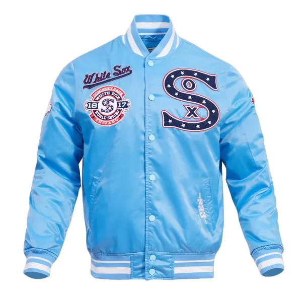 Chicago White Sox Retro Classic Rib Satin Jackets