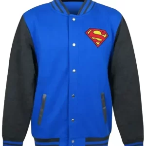 Dc Superman Bomber Wool Jacket