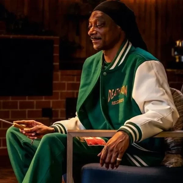 Death Row Records Snoop Dogg Green Varsity Jackets