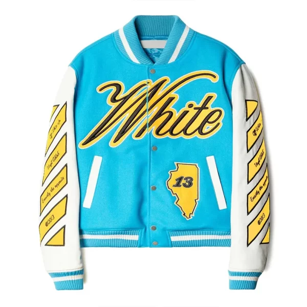 Giacca Con Logo E Applicazioni Varsity Jacket