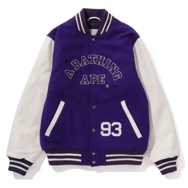 Giant Ape Head Bape Wool Varsity Jacket