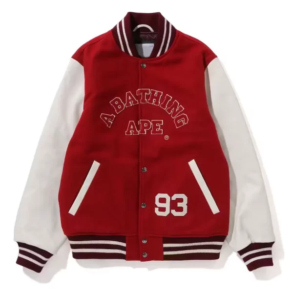 Giant Ape Head Bape Wool Varsity Jacket