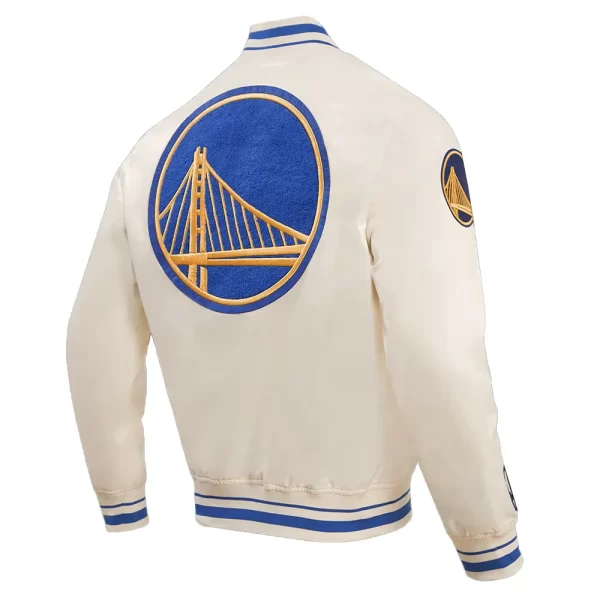 Golden State Warriors Retro Classic Rib Jacket