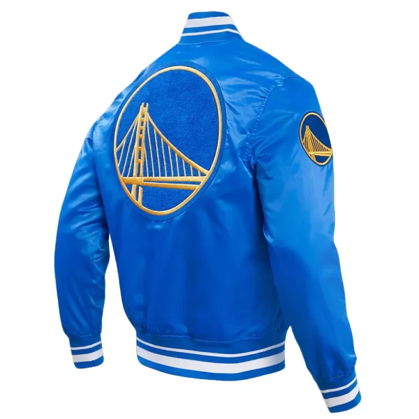 Golden State Warriors Retro Classic Rib Jacket