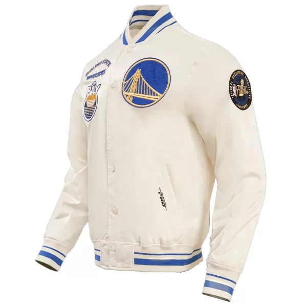 Golden State Warriors Retro Classic Rib Jackets