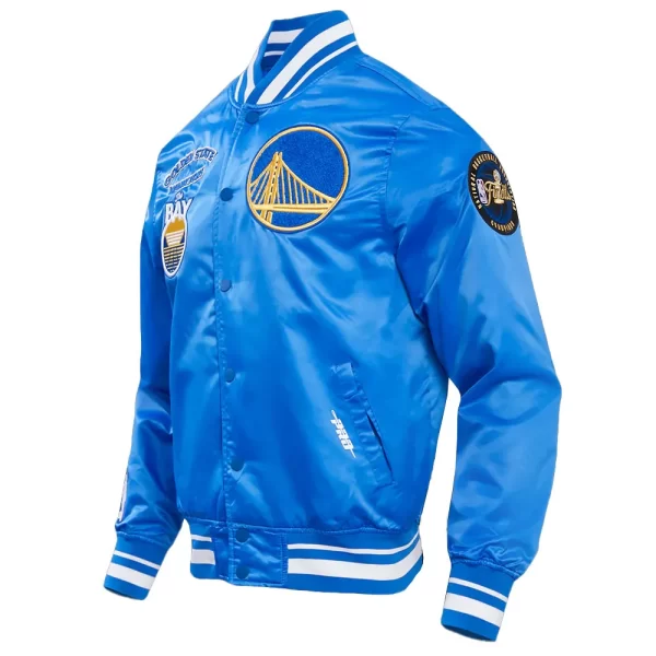 Golden State Warriors Retro Classic Rib Jackets