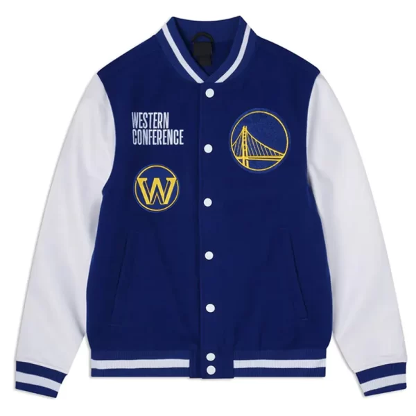 Golden State Warriors Western Conference Wool Varsity Jacket