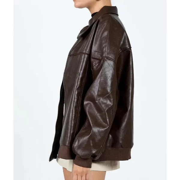 Goldsmith Faux Leather Bomber Jackets