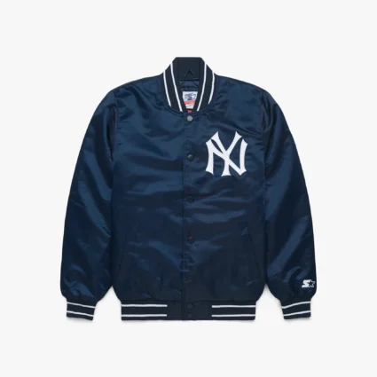 HOMAGE X Starter Yankees Navy Satin Jacket