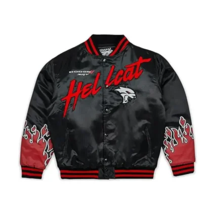 Hellcat Jacket Satin Varsity Jacket