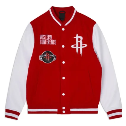 Houston Rockets Wool Varsity Red Jacket