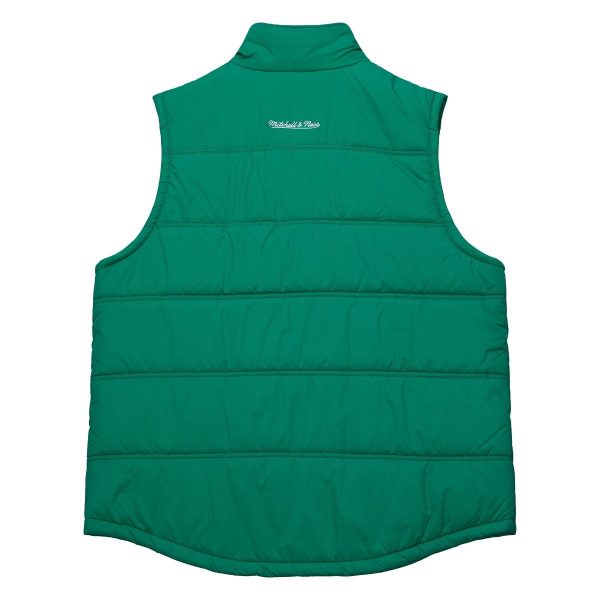 In The Clutch Puffer Vest Vintage Logo Philadelphia Eagles