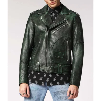 Jon Moxley AEW Black Leather Jacket