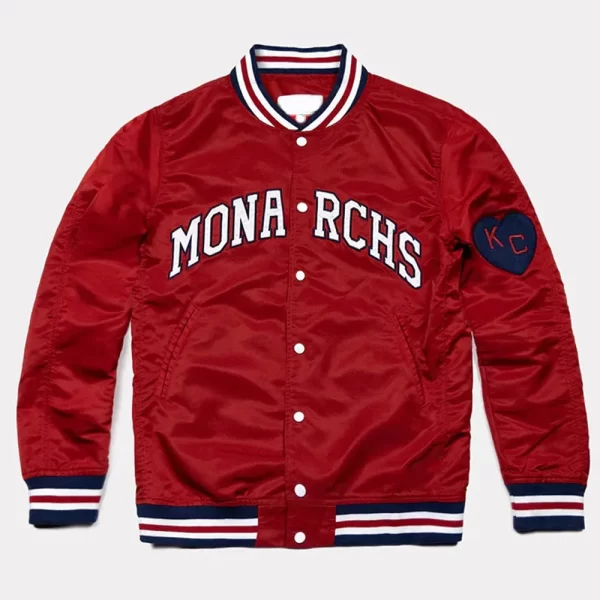 Kansas City Monarchs Red Satin Jacket