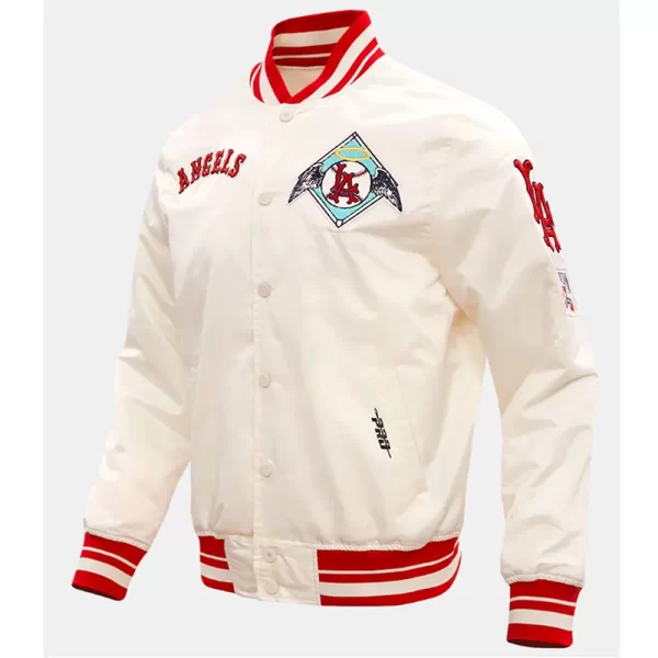 LA Angels Retro Classic Rib Jacket