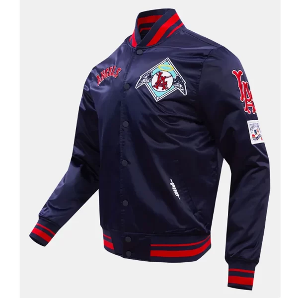 LA Angels Retro Classic Rib Jacket