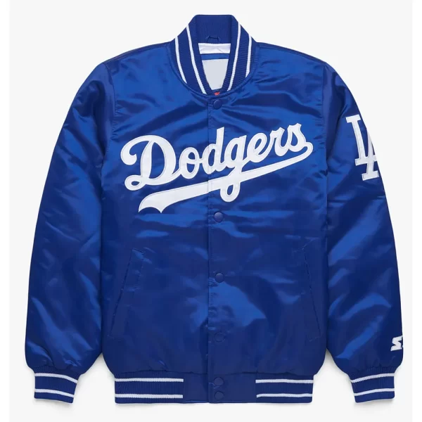 LA Dodgers 90’s Throwback Satin Jacket