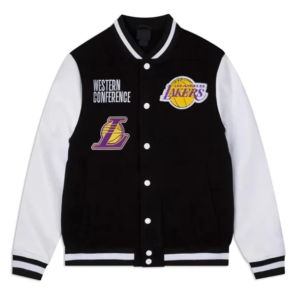 LA Lakers Western Conference Wool Varsity Jacket