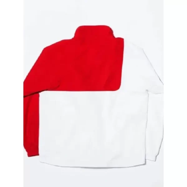 Louis Tomlinson Red And White Supreme Cotton Jacket